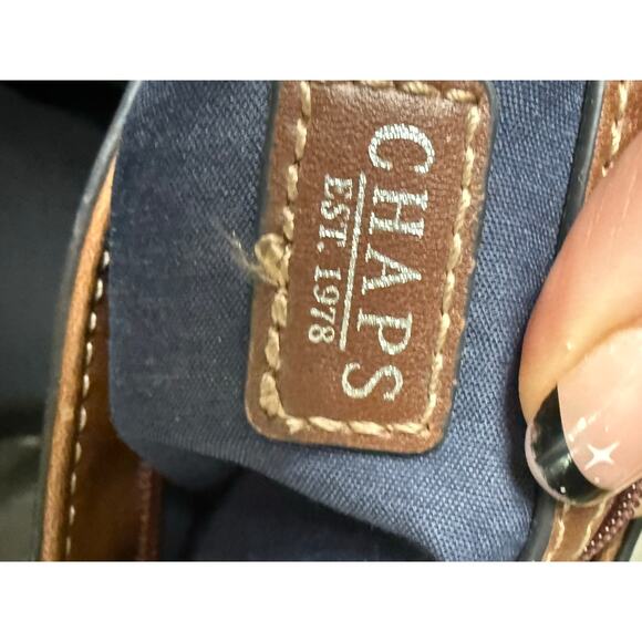 Chaps  Vintage woven material crossbody purse - Picture 8 of 14